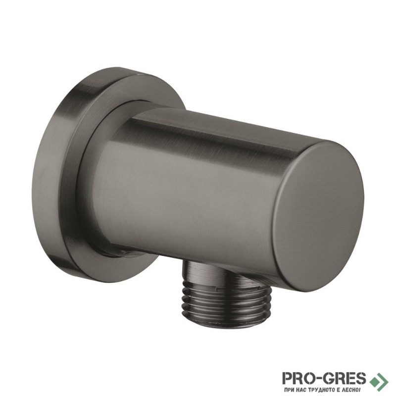 Стенно коляно,Brushed Hard Graphite,Rainshower, Grohe 27057AL0