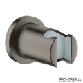 Стеннен държач за ръчен душ,Brushed hard graphite,Rainshower, Grohe 27074AL0