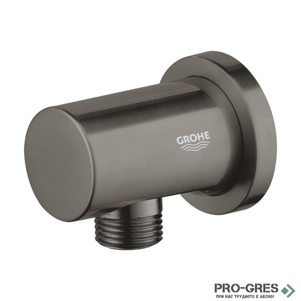 Стенно коляно,Brushed Hard Graphite,Rainshower, Grohe 27057AL0