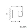 Стеннен държач за ръчен душ,Supersteel,Rainshower, Grohe 27074DC0