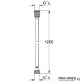Шлаух за душ, 1.25м,Super Steel Silverflex, Grohe 28362DC1