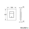 Бутон за структура, черен мат, Skate Cosmopolitan, Grohe 38732KF0