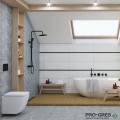 Плочки за баня Halcon Madox Antracita 30×90 см