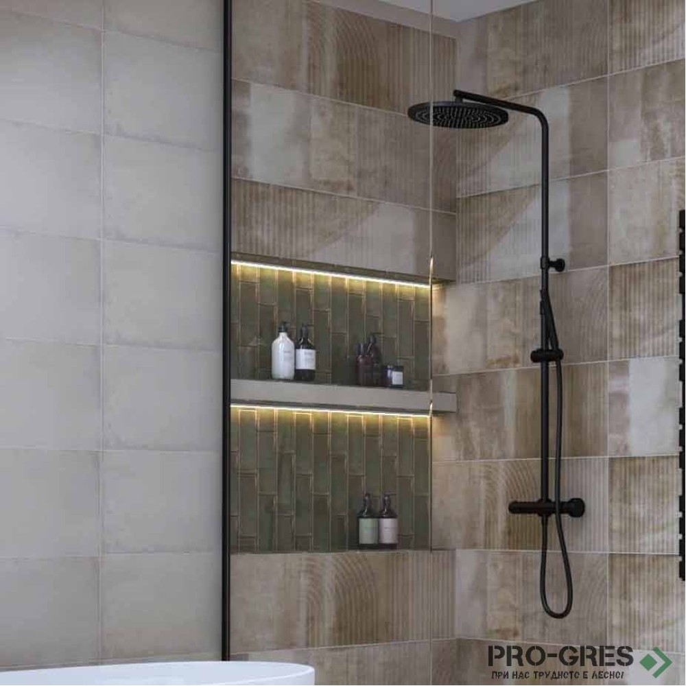 Плочки за баня Halcon Materium Avorio 30×90 см