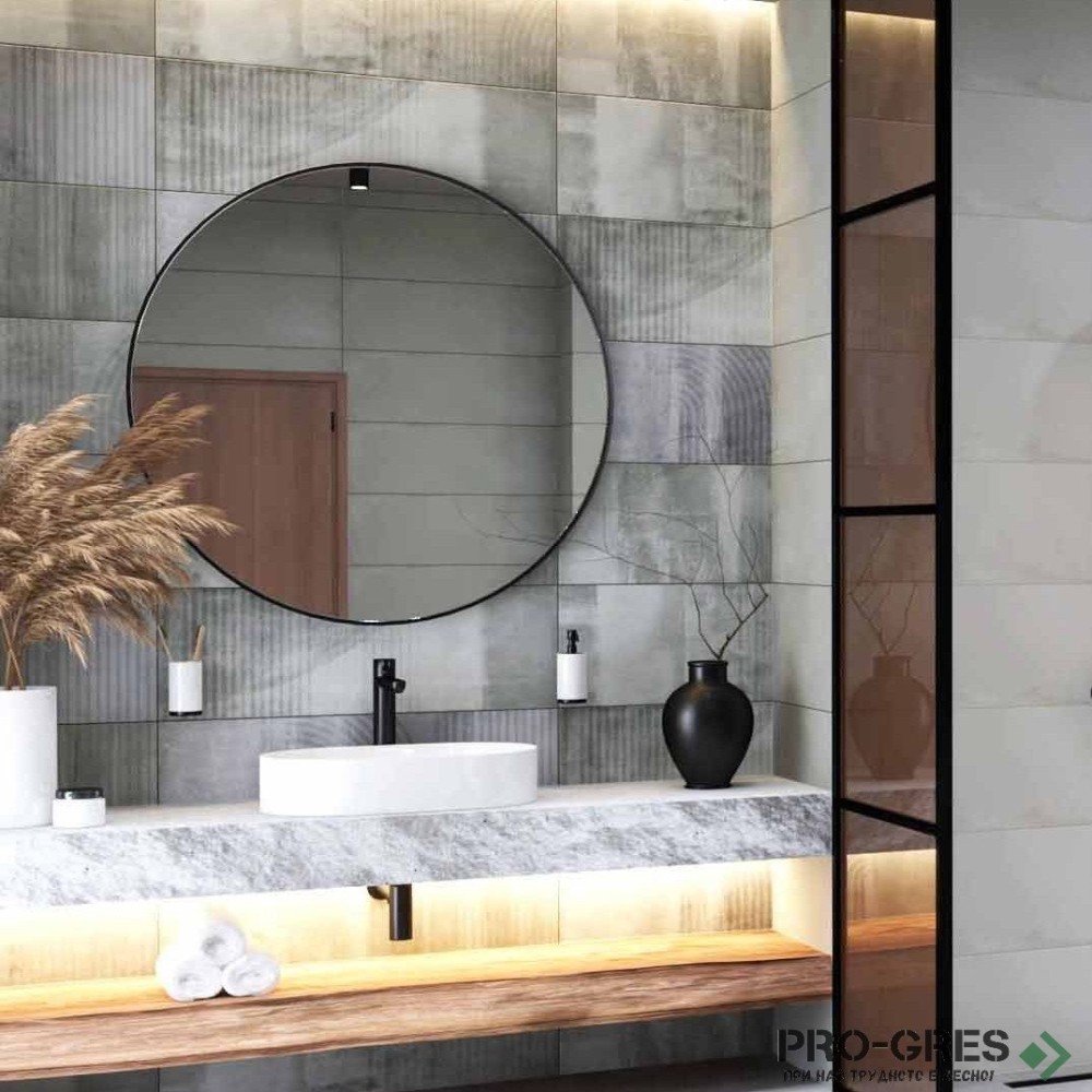 Плочки за баня Halcon Materium Cenere 30×90 см