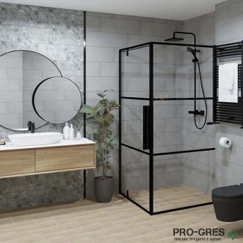 Плочки за баня Halcon Materium Cenere 20×60 см