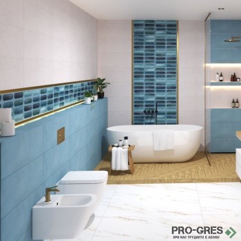 Плочки за баня Halcon Terra Azul 30×90 см