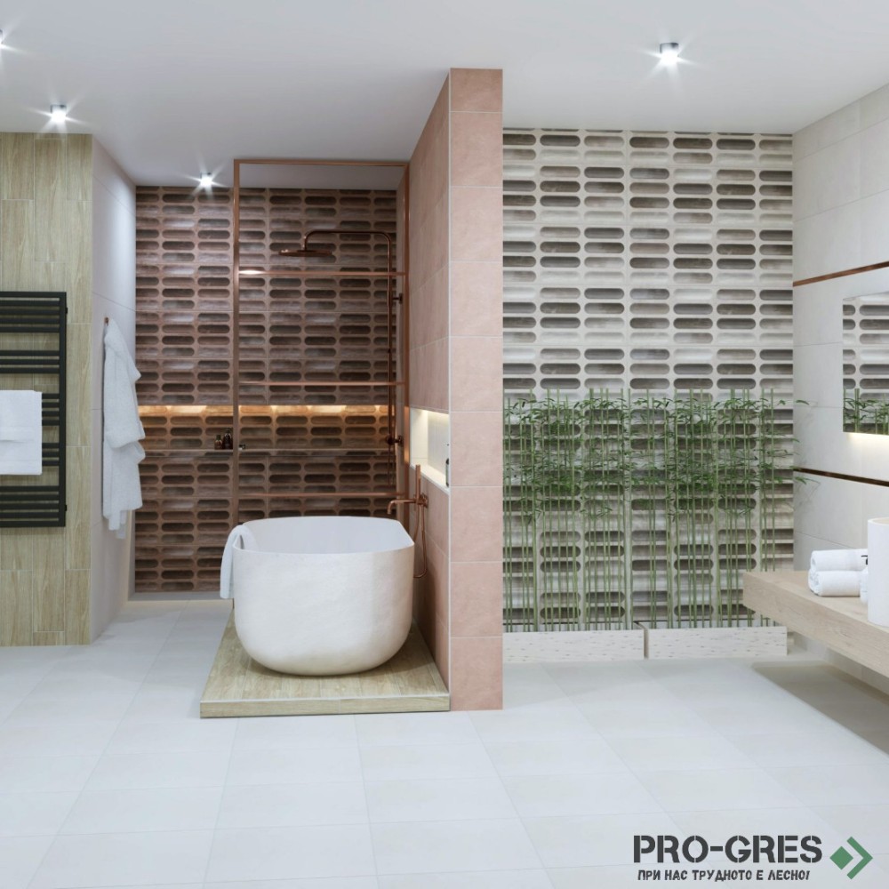 Плочки за баня Halcon Terra Beige 30×90 см