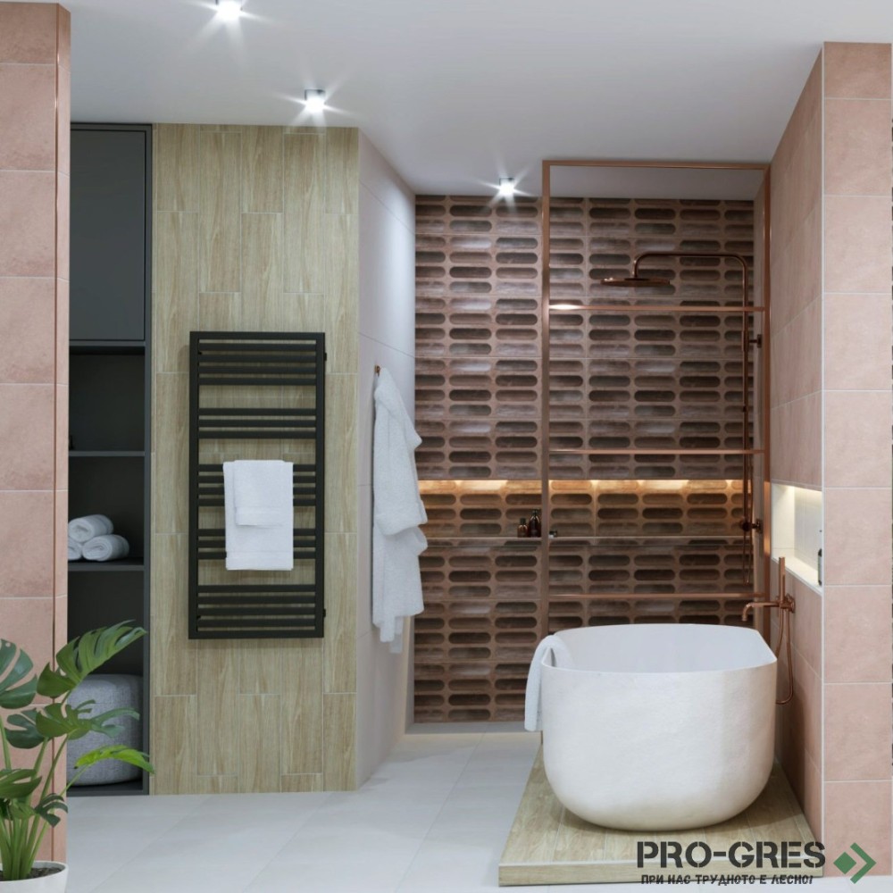 Плочки за баня Halcon Terra Beige 30×90 см