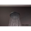 Душ гарнитура с тръбно окачване термостатна,Vernis Blend 200, черен мат, Hansgrohe 26276670