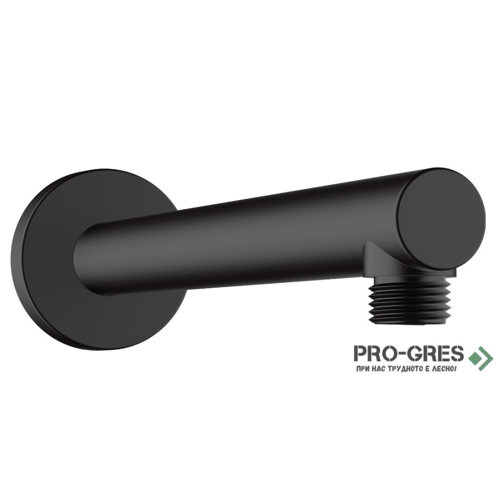 Стенно рамо за душ пита VERNIS BLEND, черен мат, Hansgrohe 27809670