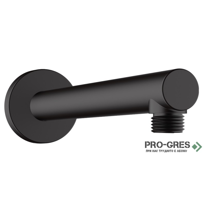 Стенно рамо за душ пита VERNIS BLEND, черен мат, Hansgrohe 27809670