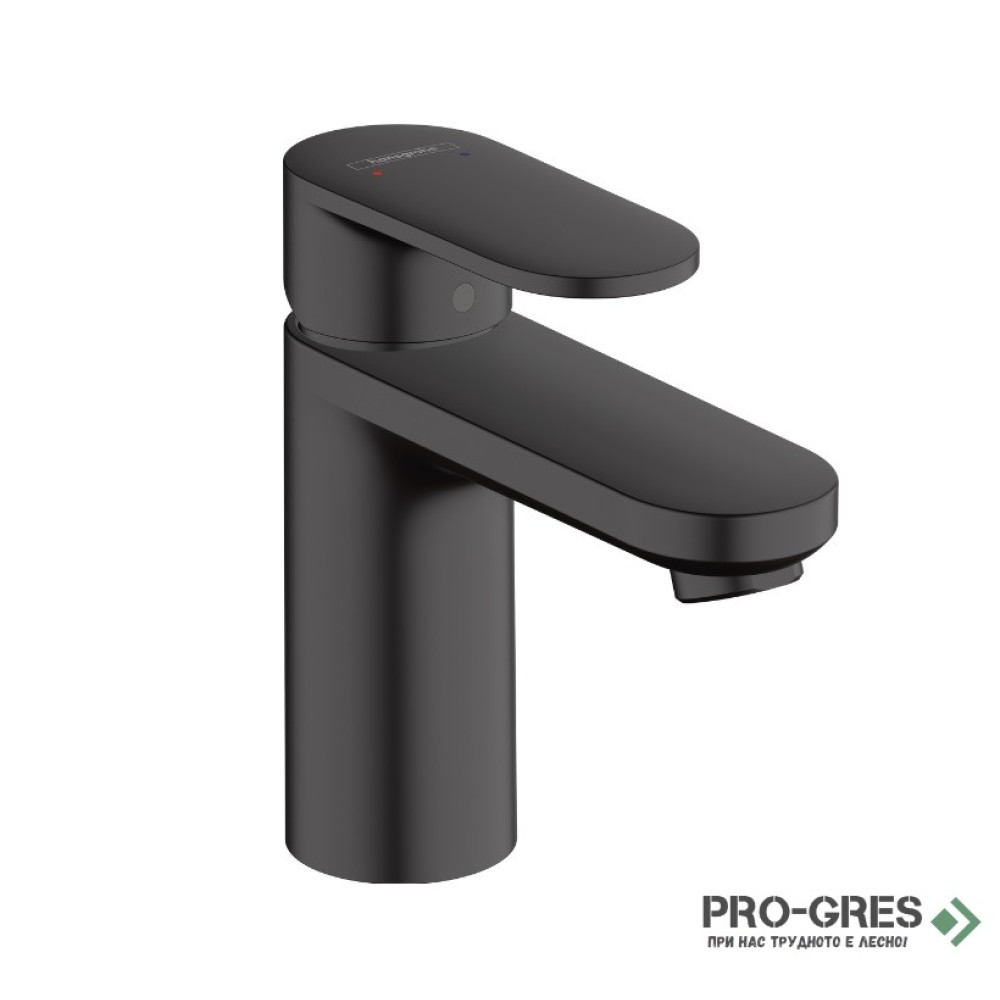 Смесител за умивалник стоящ, VERNIS BLEND 100, черен мат, Hansgrohe 71551670