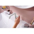 Смесител за мивка стоящ, TECTURIS S 110 Fine CoolStart EcoSmart+, бял мат, Hansgrohe 73320700