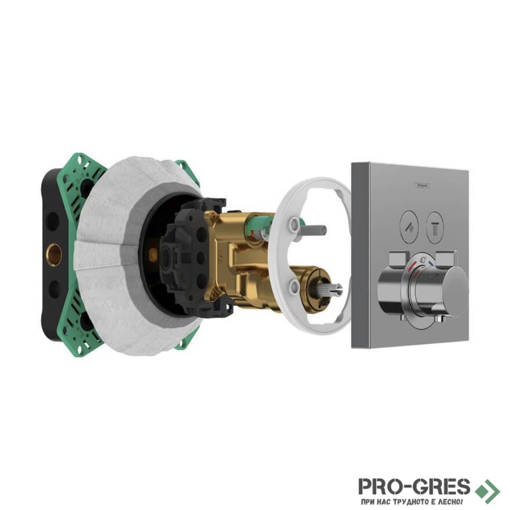 Адаптерна планка за универсално тяло за вграждане, iBox 2, HansGrohe 13588000