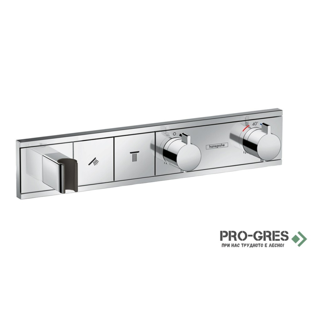 Термостатен смесител за вграждане RAINSELECT, хром, Hansgrohe 15355000
