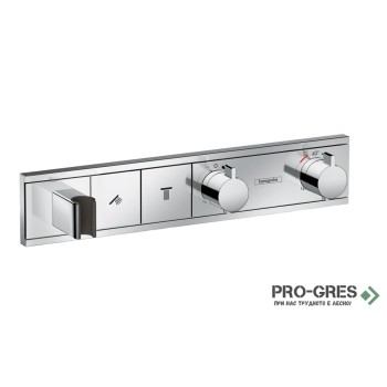 Термостатен смесител за вграждане RAINSELECT, хром, Hansgrohe 15355000