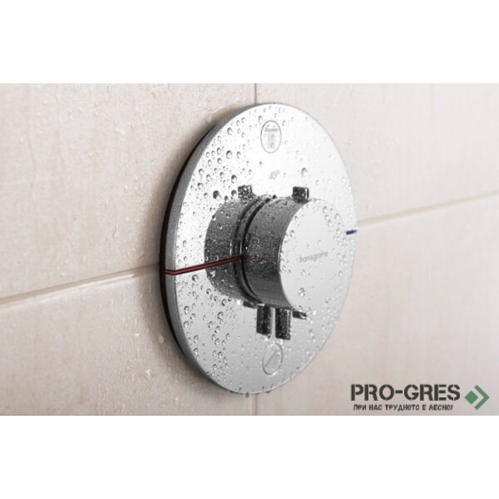 Термостатен смесител за вграждане, SHOWERSELECT COMFORT S, хром, Hansgrohe 15554000