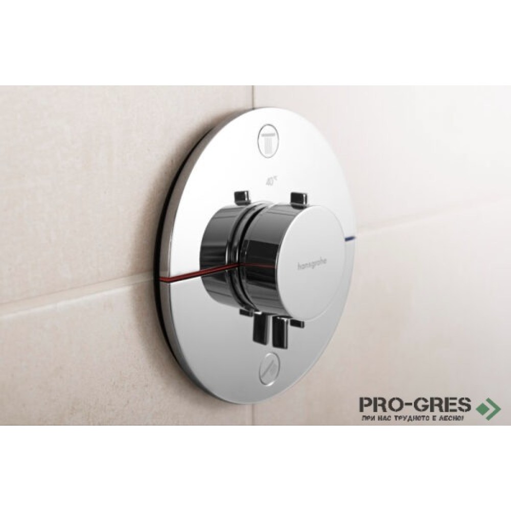 Термостатен смесител за вграждане, SHOWERSELECT COMFORT S, хром, Hansgrohe 15554000