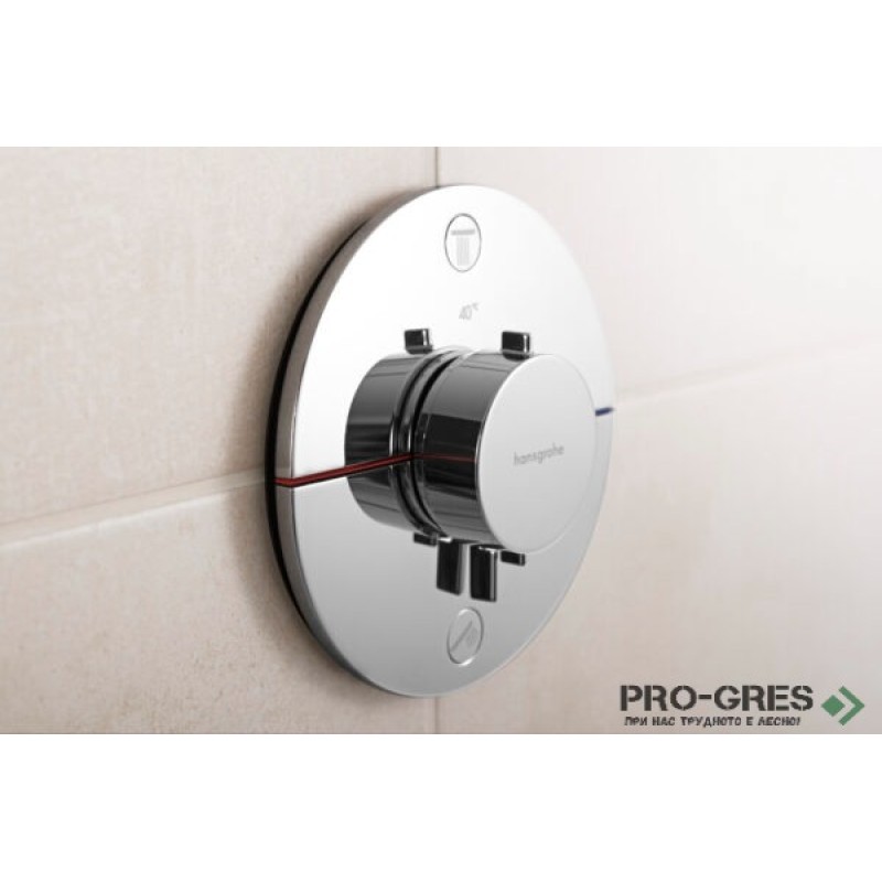 Термостатен смесител за вграждане, SHOWERSELECT COMFORT S, хром, Hansgrohe 15554000
