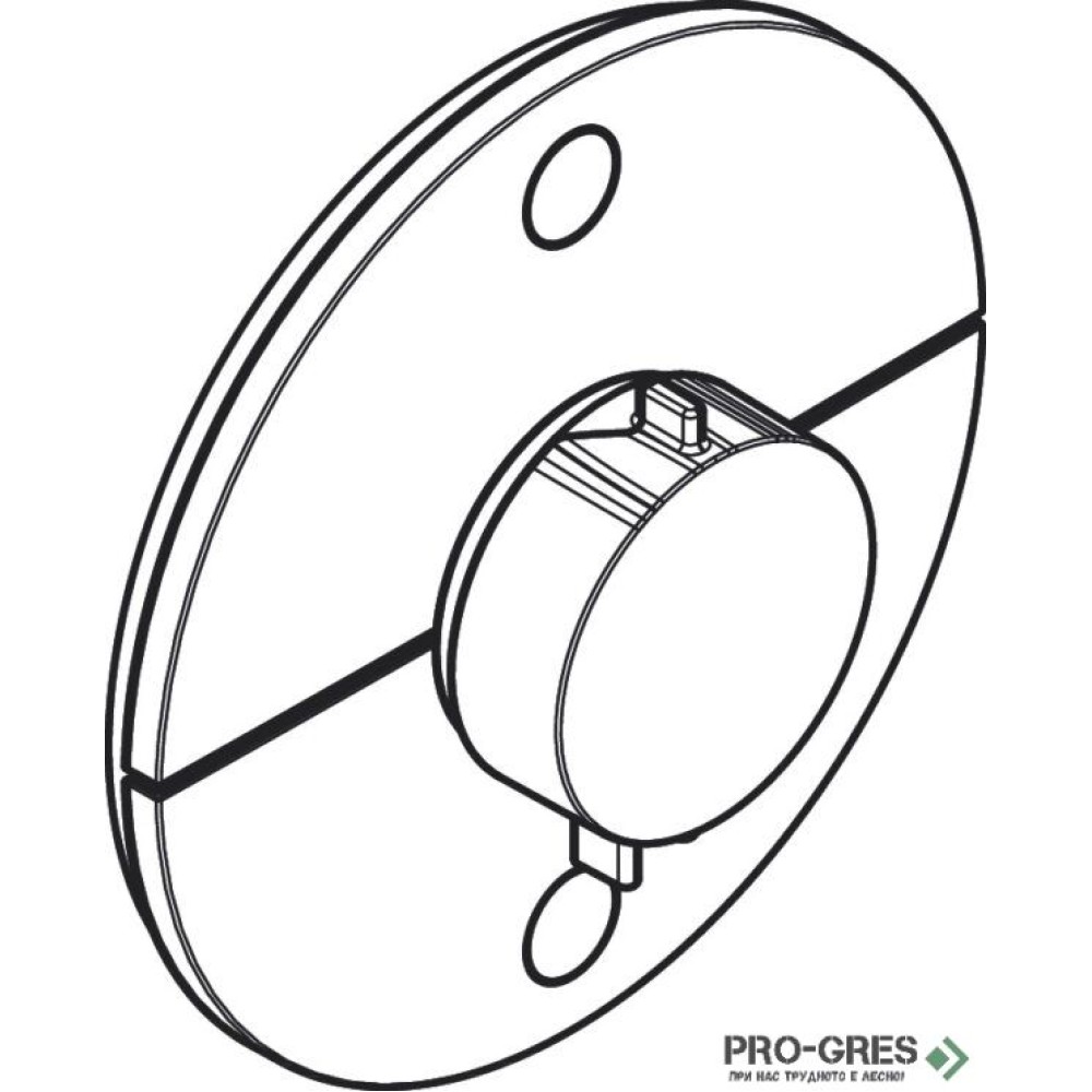 Термостатен смесител за вграждане, SHOWERSELECT COMFORT S, черен мат, Hansgrohe 15554670