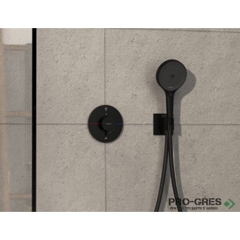 Термостатен смесител за вграждане, SHOWERSELECT COMFORT S, черен мат, Hansgrohe 15554670 Термостатен смесител за вграждане, SHOWERSELECT COMFORT S, черен мат, Hansgrohe 15554670