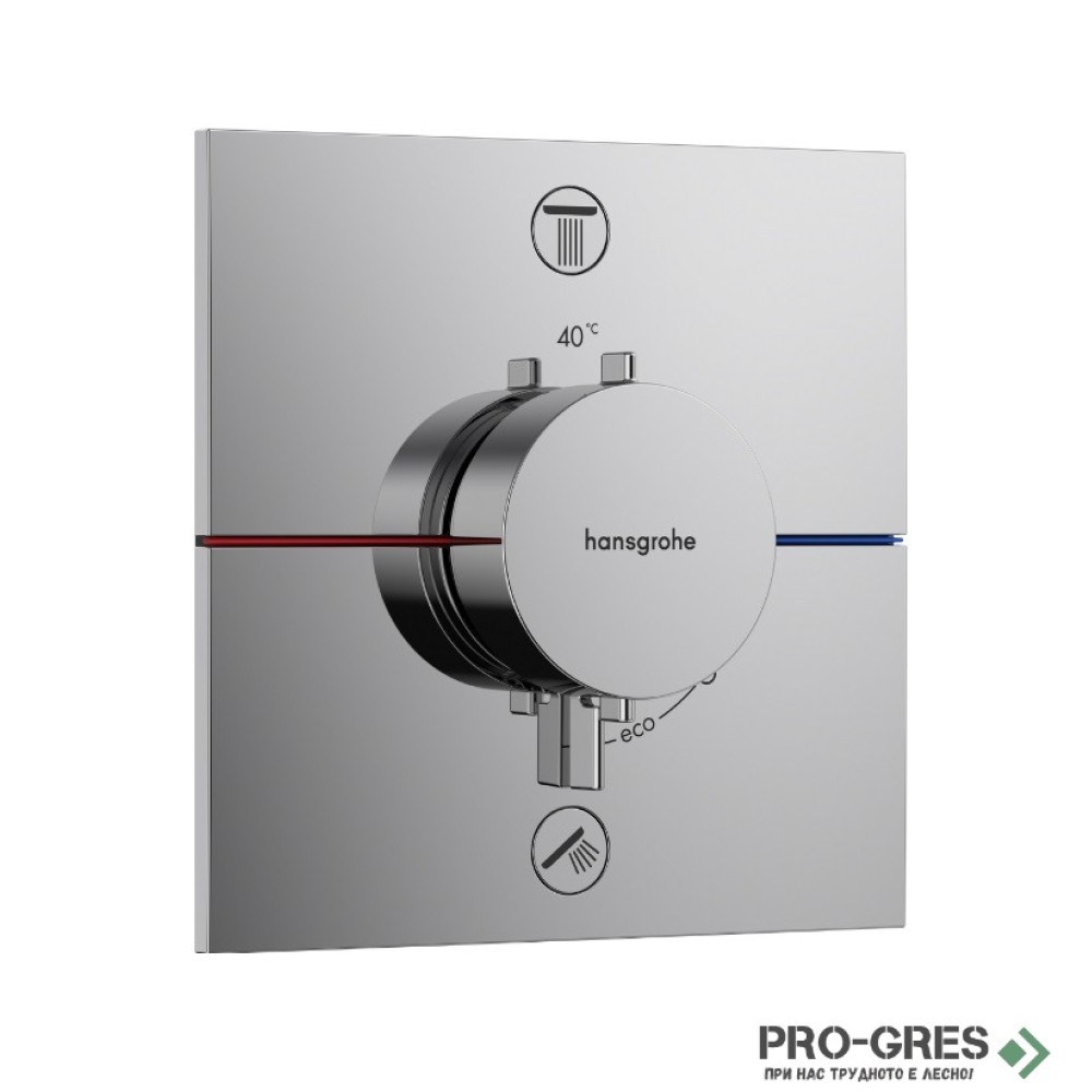 Термостатен смесител за вграждане, SHOWERSELECT COMFORT E, хром, Hansgrohe 15572000