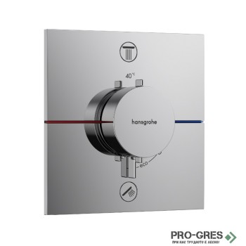 Термостатен смесител за вграждане, SHOWERSELECT COMFORT E, хром, Hansgrohe 15572000
