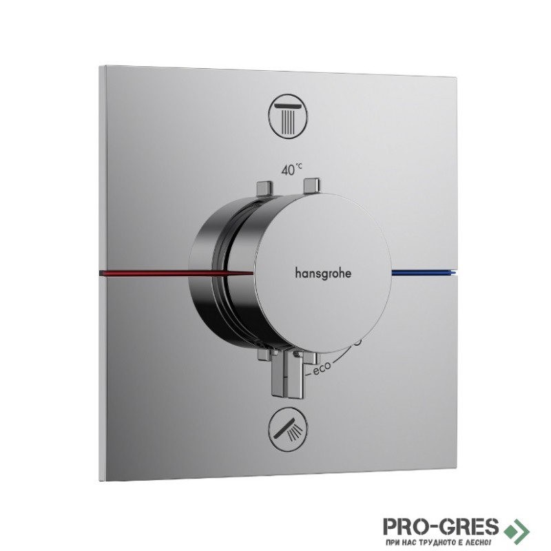 Термостатен смесител за вграждане, SHOWERSELECT COMFORT E, хром, Hansgrohe 15572000