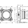Термостатен смесител за вграждане, SHOWERSELECT COMFORT E, хром, Hansgrohe 15572000