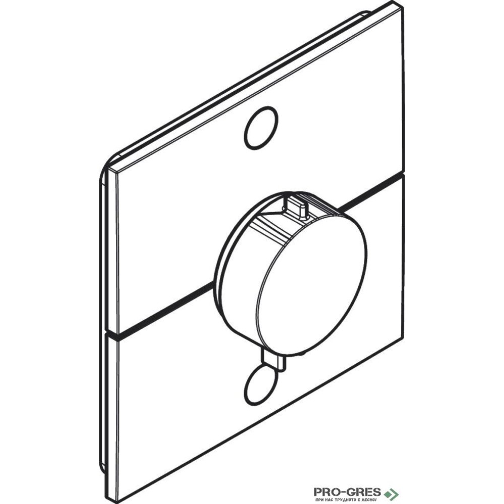 Термостатен смесител за вграждане, SHOWERSELECT COMFORT E, черен мат, Hansgrohe 15572670.