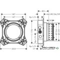 Термостатен смесител за вграждане, SHOWERSELECT COMFORT E, черен мат, Hansgrohe 15572670.