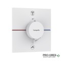Термостатен смесител за вграждане, SHOWERSELECT COMFORT E, бял мат, Hansgrohe 15572700