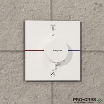 Термостатен смесител за вграждане, SHOWERSELECT COMFORT E, бял мат, Hansgrohe 15572700 Термостатен смесител за вграждане, SHOWERSELECT COMFORT E, бял мат, Hansgrohe 15572700