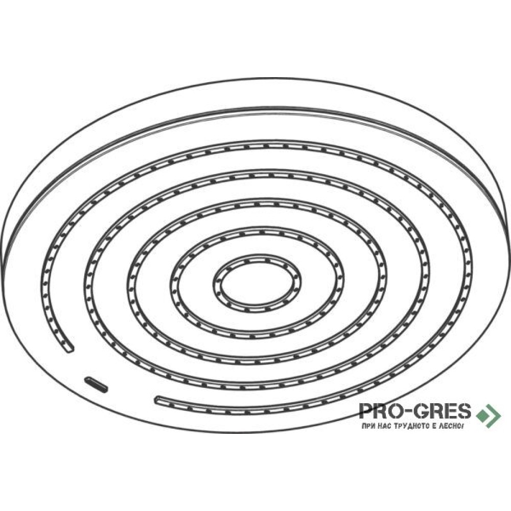 Кръгла душ пита, PULSIFY S 260, хром, Hansgrohe 24140000