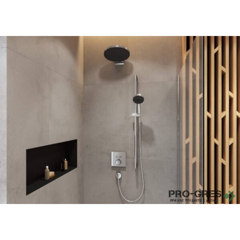 Кръгла душ пита, PULSIFY S 260, хром, Hansgrohe 24140000