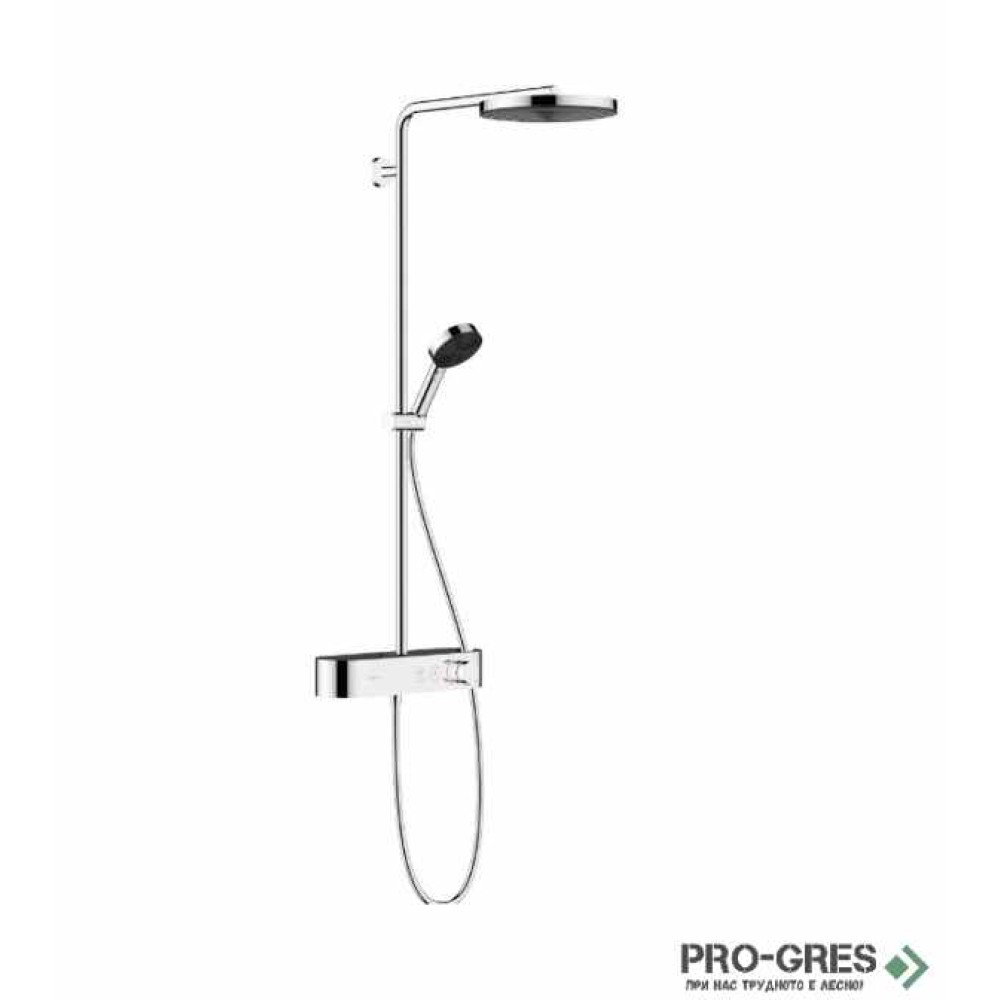 Душ колона, термостатна, PULSIFY S 260 1jet, хром, Hansgrohe 24220000
