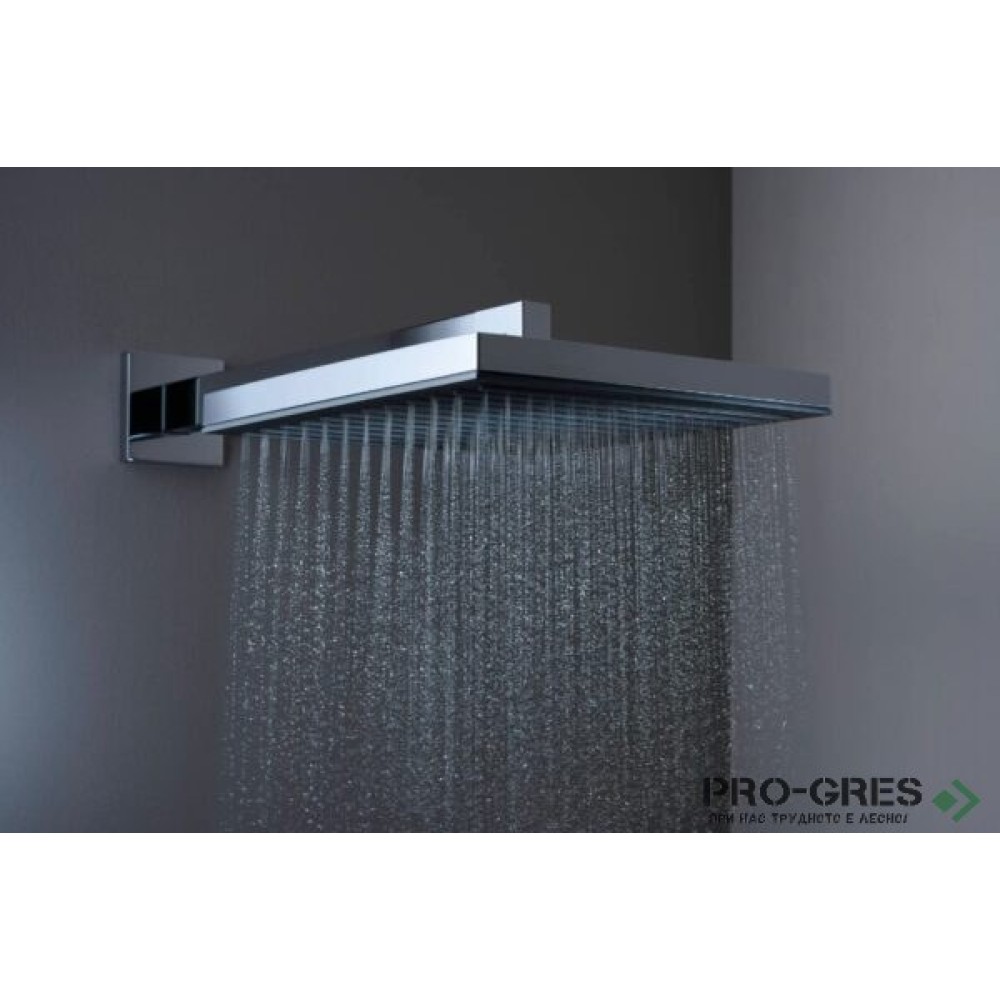 Душ пита квадратна, PULSIFY E 260 1jet, хром, Hansgrohe 24330000