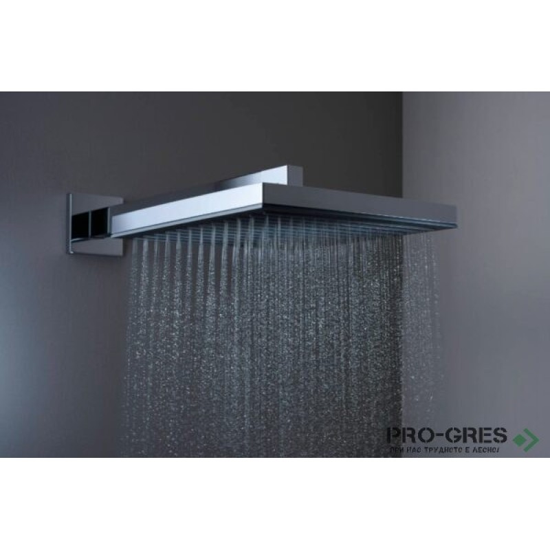 Душ пита квадратна, PULSIFY E 260 1jet, хром, Hansgrohe 24330000