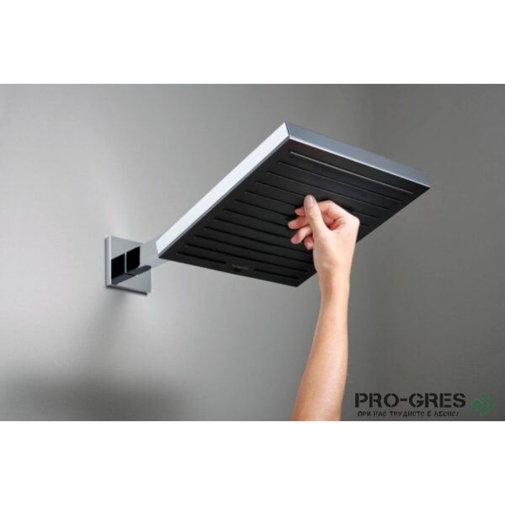 Душ пита квадратна, PULSIFY E 260 1jet, хром, Hansgrohe 24330000