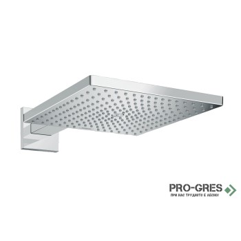 Душ пита с рамо квадратна. Raindance E 300, хром, Hansgrohe 26238000