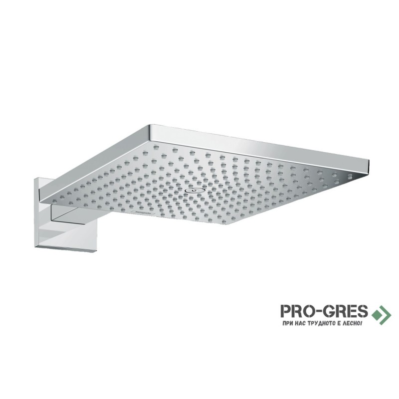 Душ пита с рамо квадратна. Raindance E 300, хром, Hansgrohe 26238000