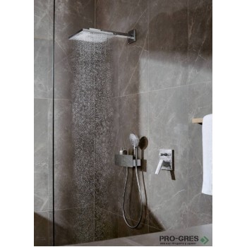 Душ пита с рамо квадратна. Raindance E 300, хром, Hansgrohe 26238000