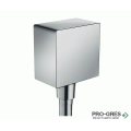 Стенно коляно FIXFIT square, хром, Hansgrohe 26455000