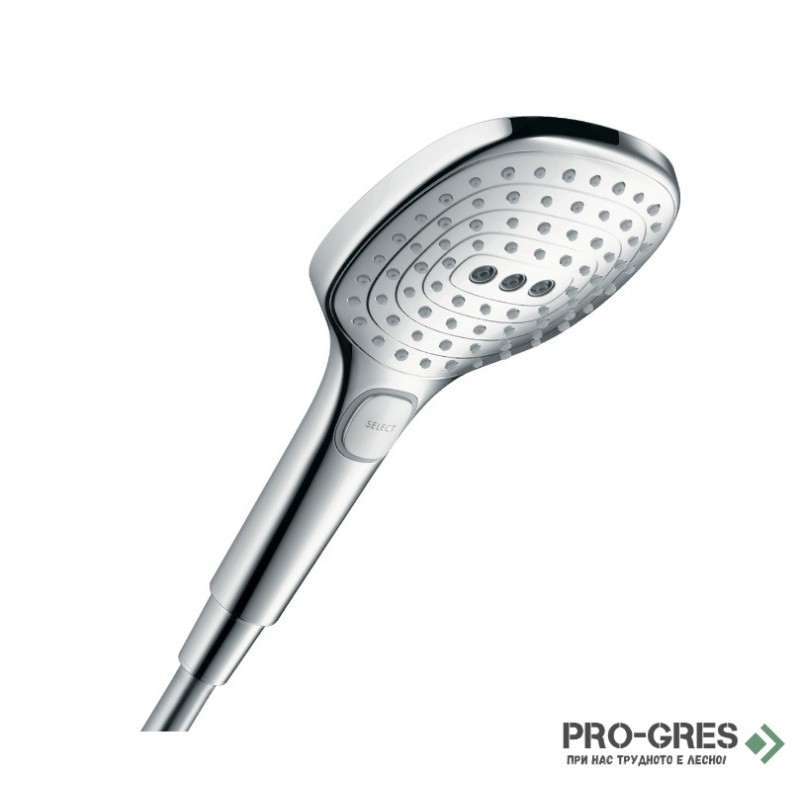 Душ слушалка RAINDANCE Select E 120 3jet, хром, Hansgrohe 26520000