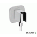Стенно коляно с държач за душ слушалка FIXFIT Q, хром, Hansgrohe 26887000
