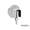 Стенно коляно с държач за душ слушалка FIXFIT S, хром, Hansgrohe 26888000