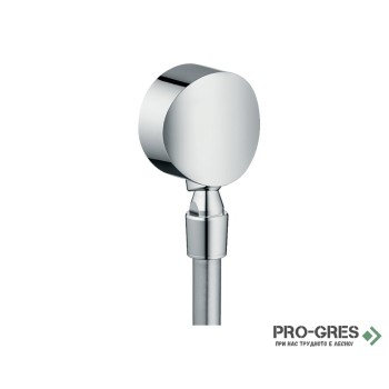 Стенно коляно FIXFIT S, хром, Hansgrohe 27506000