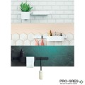 Носеща релса 50см. за монатж на стена,WallStoris,черен мат, HansGrohe 27902670