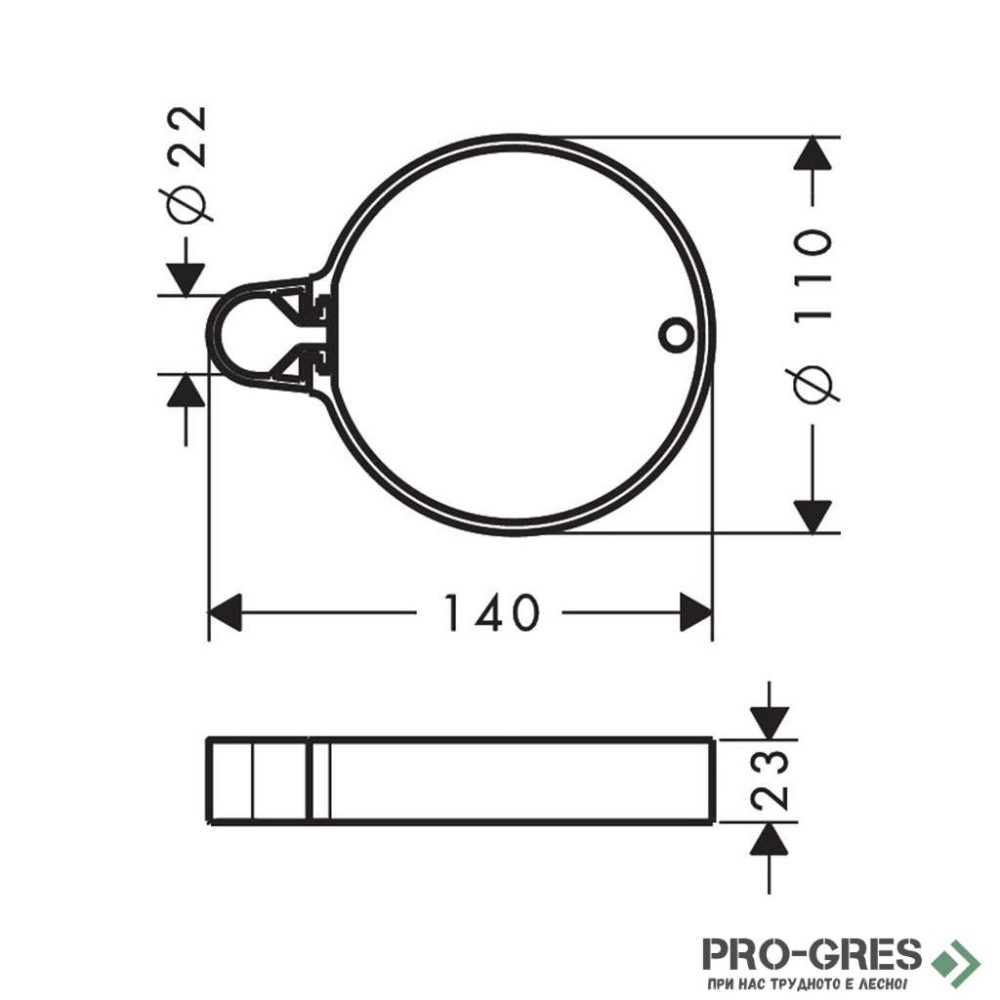 Сапунерка Casetta C,хром, HansGrohe 28678000